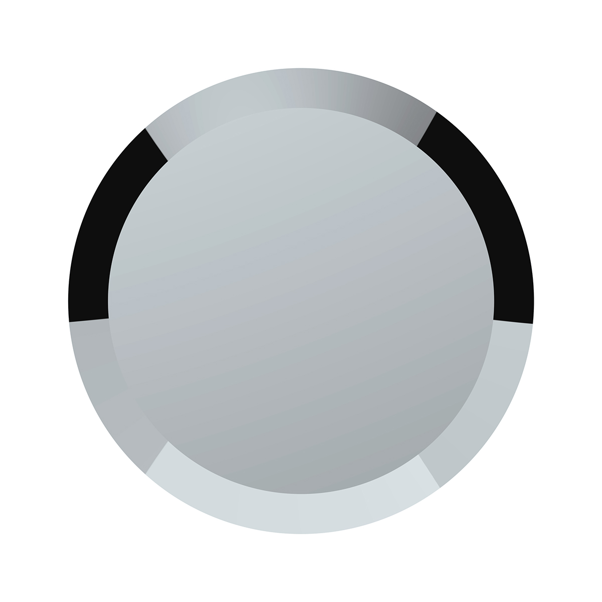 Chrome Gauge Blank for 2018-2023 Freightliner Cascadia - Thumbnail 2