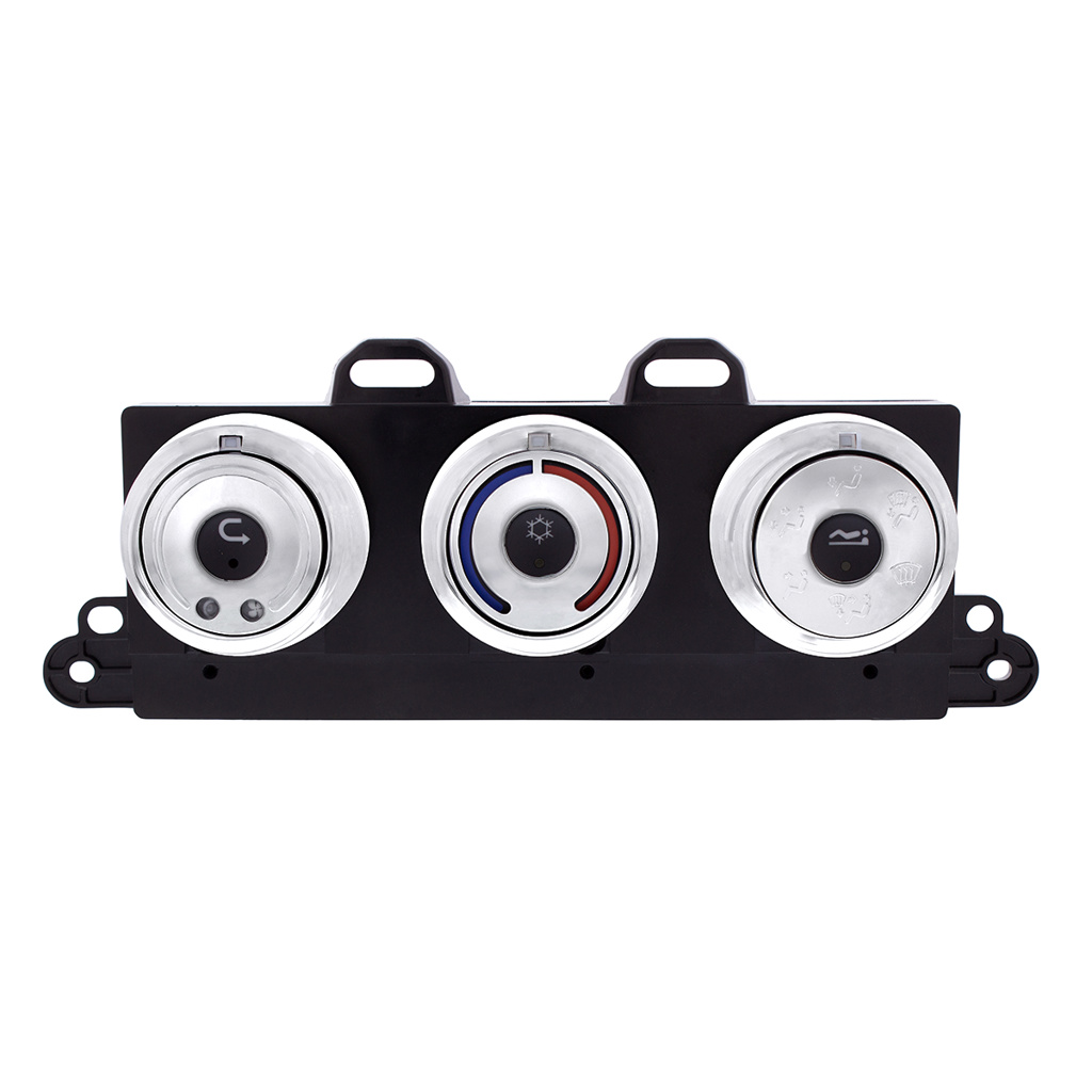 Chrome Plastic A/C Control 6-Piece Dial Covers For 2018-2025 Freightliner Cascadia - Thumbnail 12