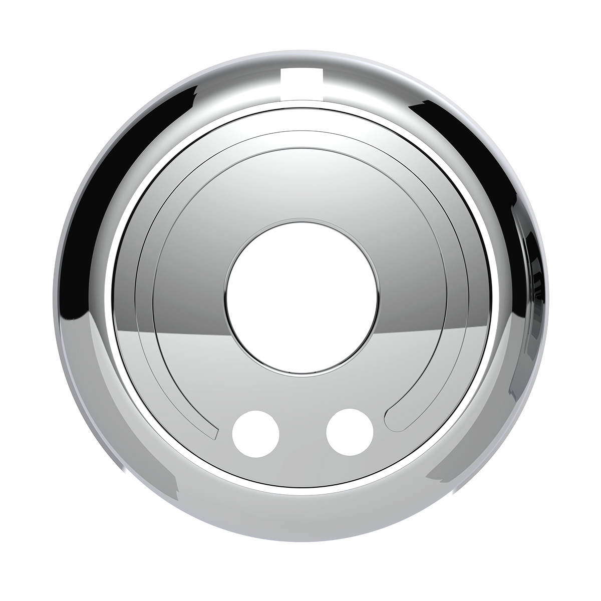 Chrome Plastic A/C Control 6-Piece Dial Covers For 2018-2025 Freightliner Cascadia - Thumbnail 4