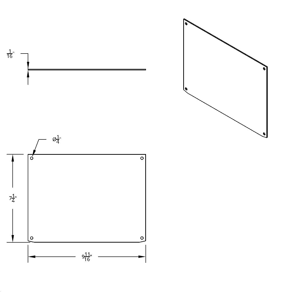 Stainless Steel Dash Blank for 2018-2025 Freightliner Cascadia - Thumbnail 4