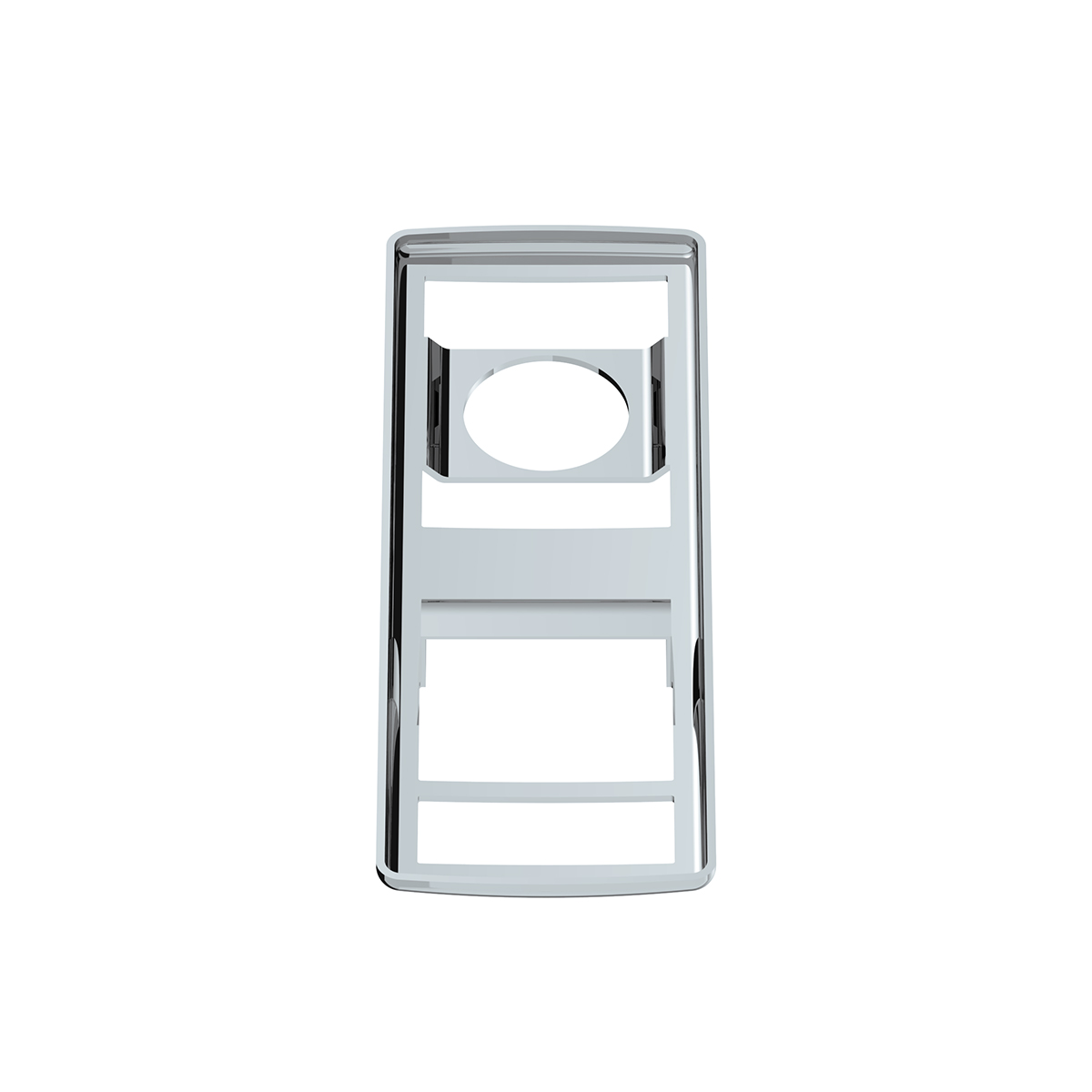 Chrome Door Switch Cover With Power Windows/Mirrors/Door Locks For 2018-2025 Freightliner Cascadia - Driver - Thumbnail 4