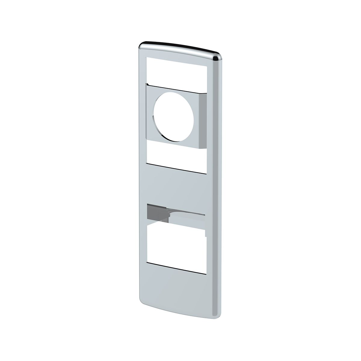 Chrome Door Switch Cover With Power Windows/Mirrors For 2018-2025 Freightliner Cascadia - Driver