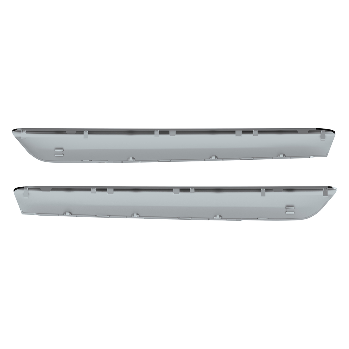 Chrome Plastic Door Grab Handle Covers For 2018-2025 Freightliner Cascadia (Pair) - Thumbnail 4