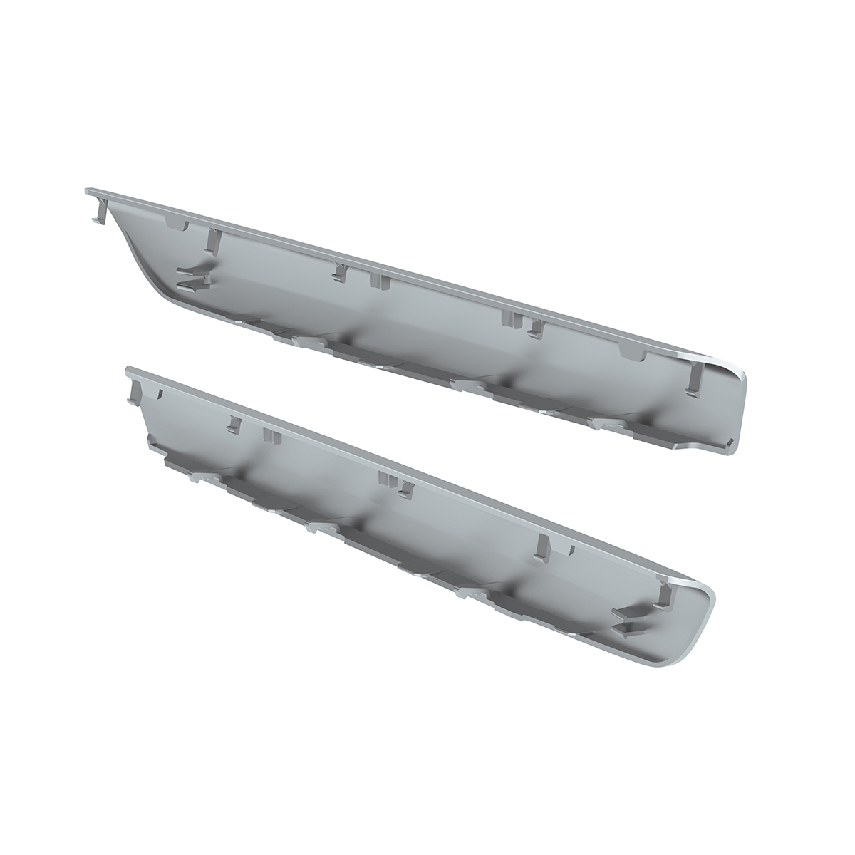 Chrome Plastic Door Grab Handle Covers For 2018-2025 Freightliner Cascadia (Pair) - Thumbnail 5