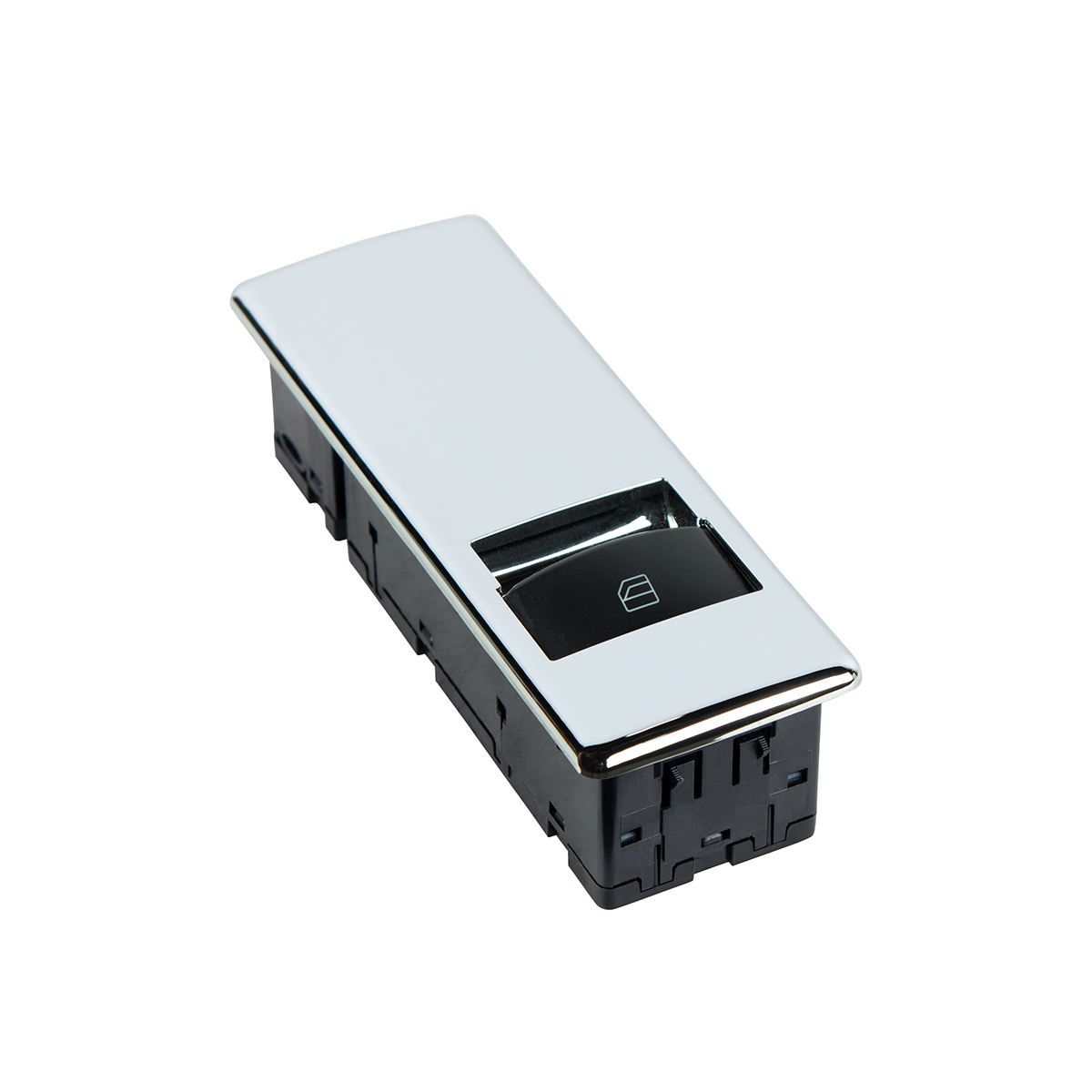 Chrome Door Switch Cover With Power Windows For 2018-2025 Freightliner Cascadia - Passenger - Thumbnail 3