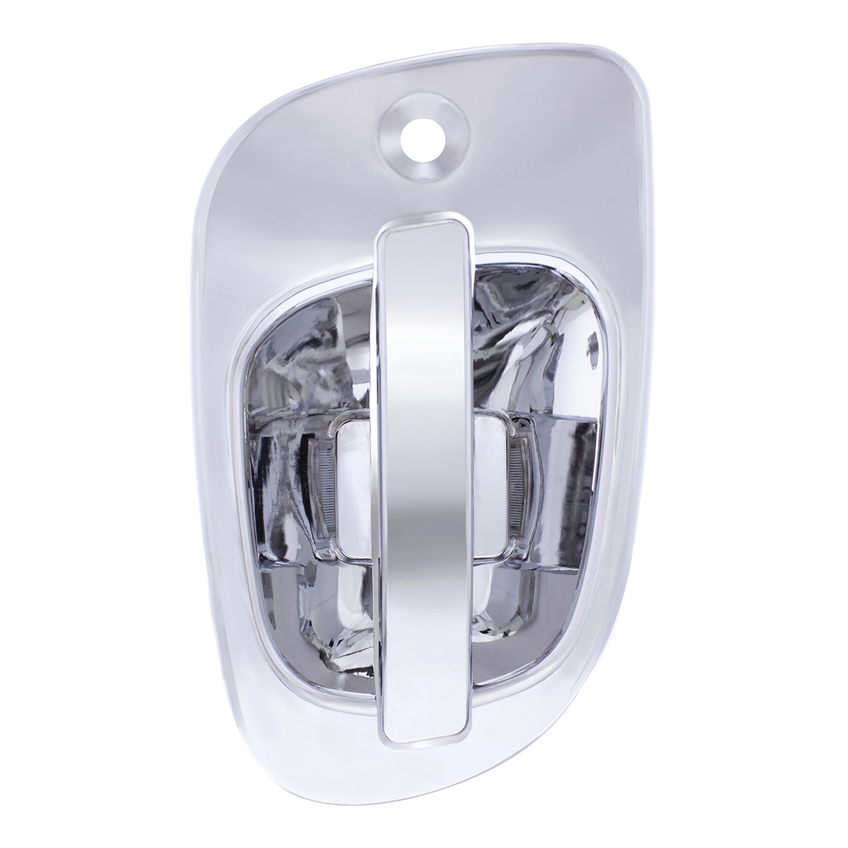 6 Blue LED Chrome Door Handle Cover for Freightliner - Driver - Thumbnail 2