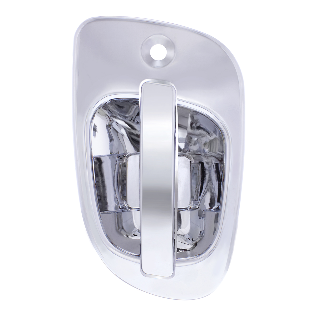 6 Blue LED Chrome Door Handle Cover for Freightliner - Passenger - Thumbnail 2
