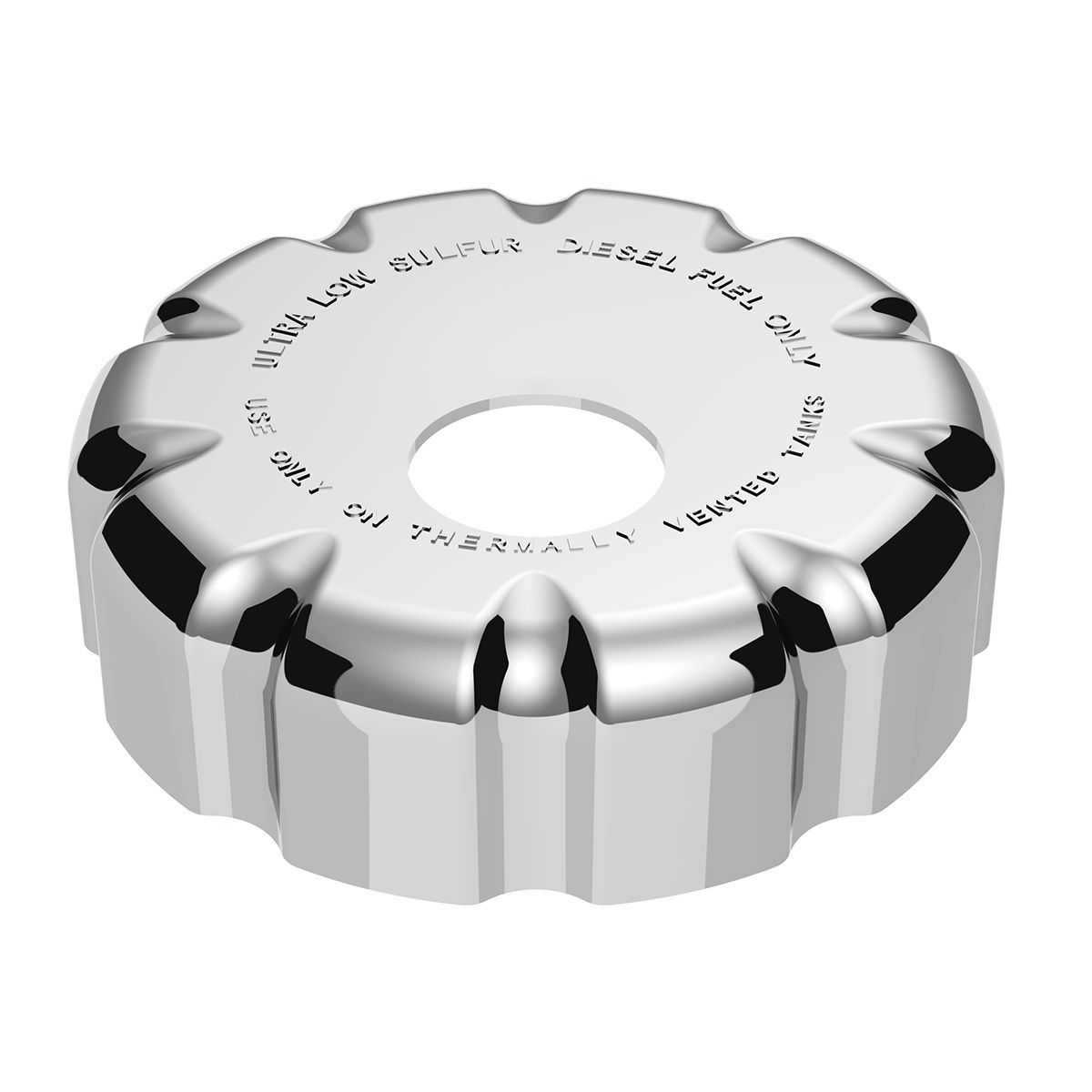 Chrome Plastic Fuel Cap Cover For Volvo - Locking