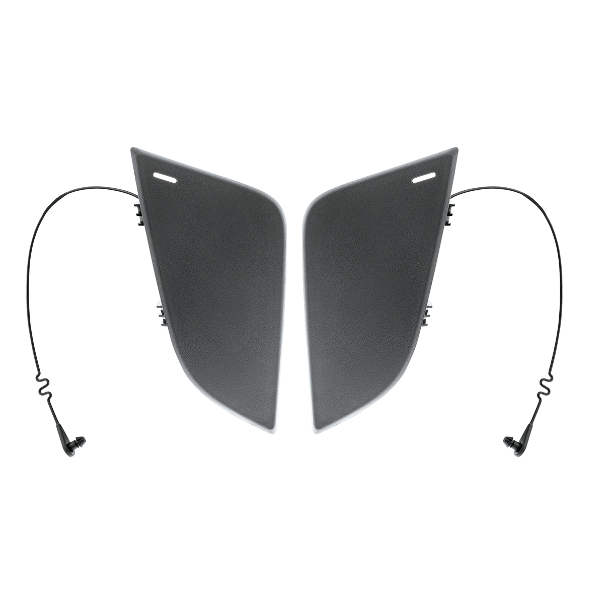 Black Tow Hook Access Covers For 2018-2024 Freightliner Cascadia (Pair) - Thumbnail 6