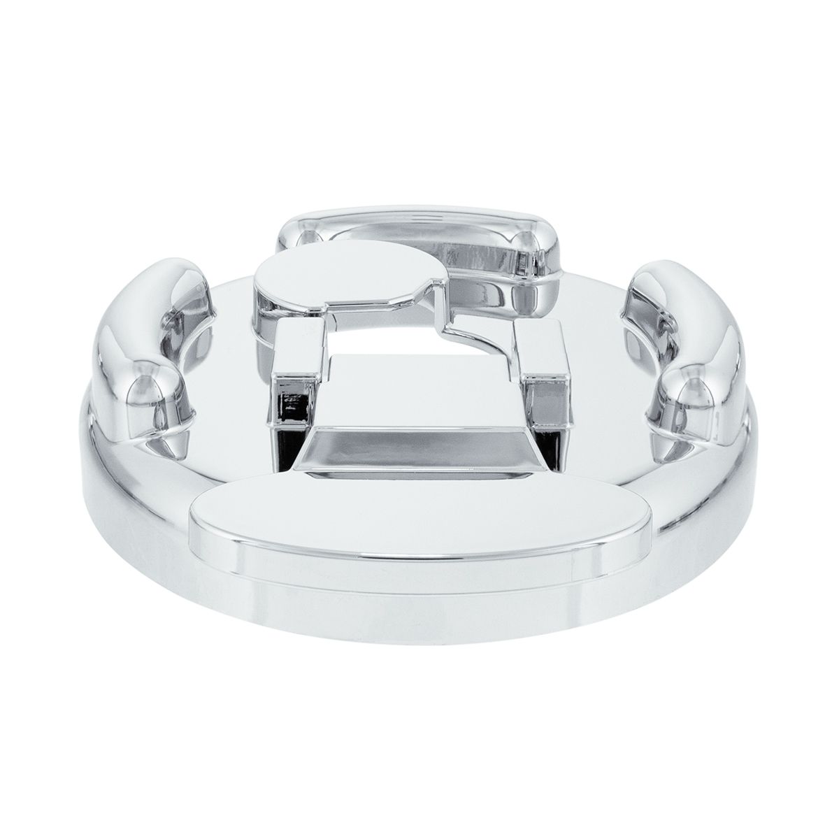 Chrome Plastic Fuel Cap Cover For Peterbilt - Locking