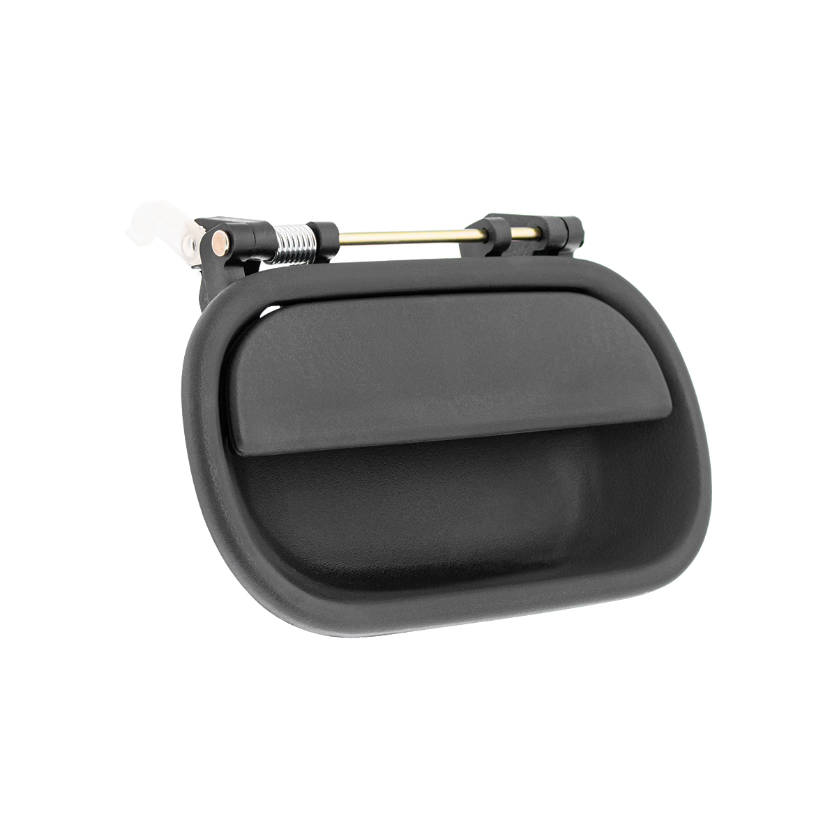 Black Plastic Exterior Door Handle For 1995-2007 Isuzu NPR - Driver - Thumbnail 2