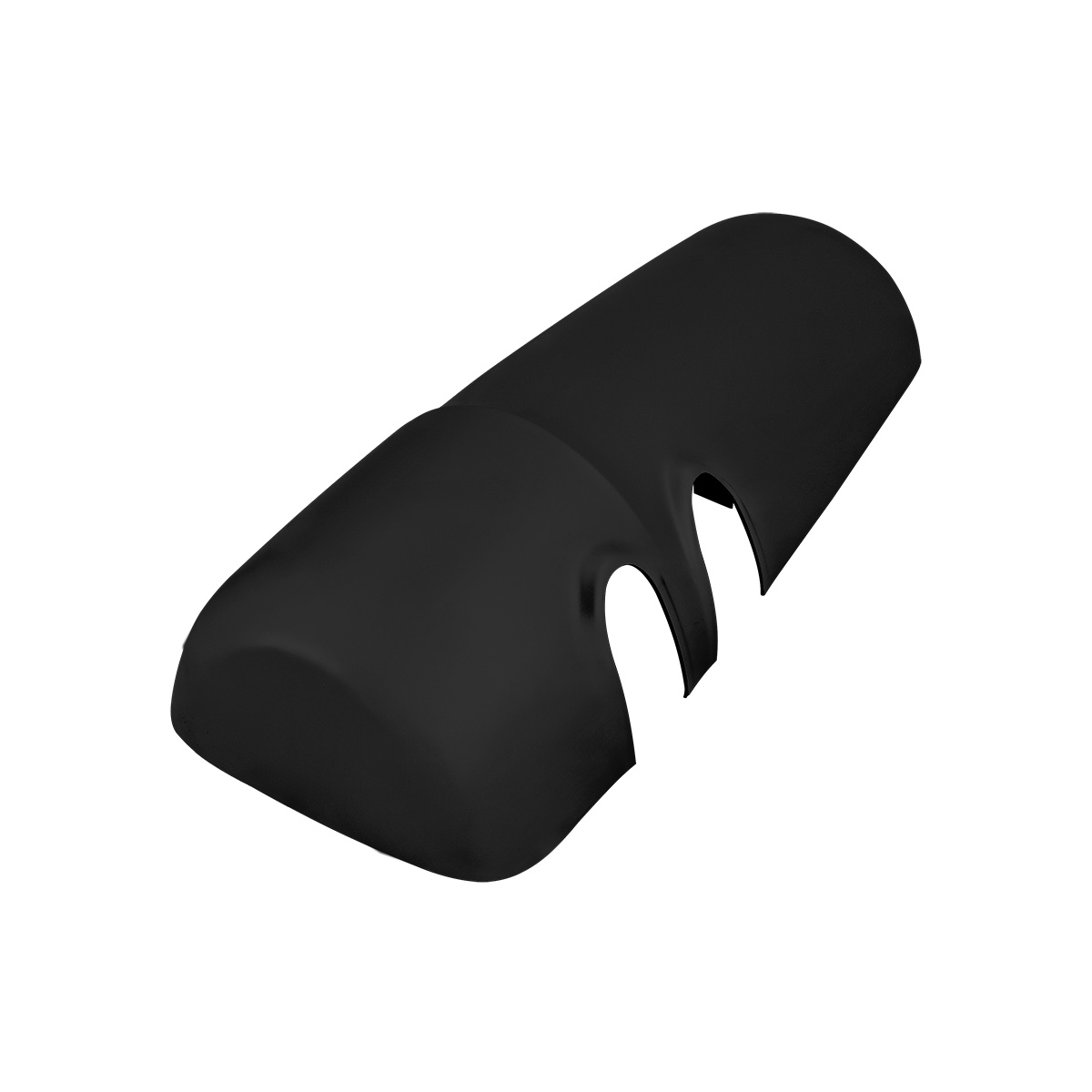 Matte Black Mirror Cover For 2013-2025 Kenworth T680-Passenger - Thumbnail 2