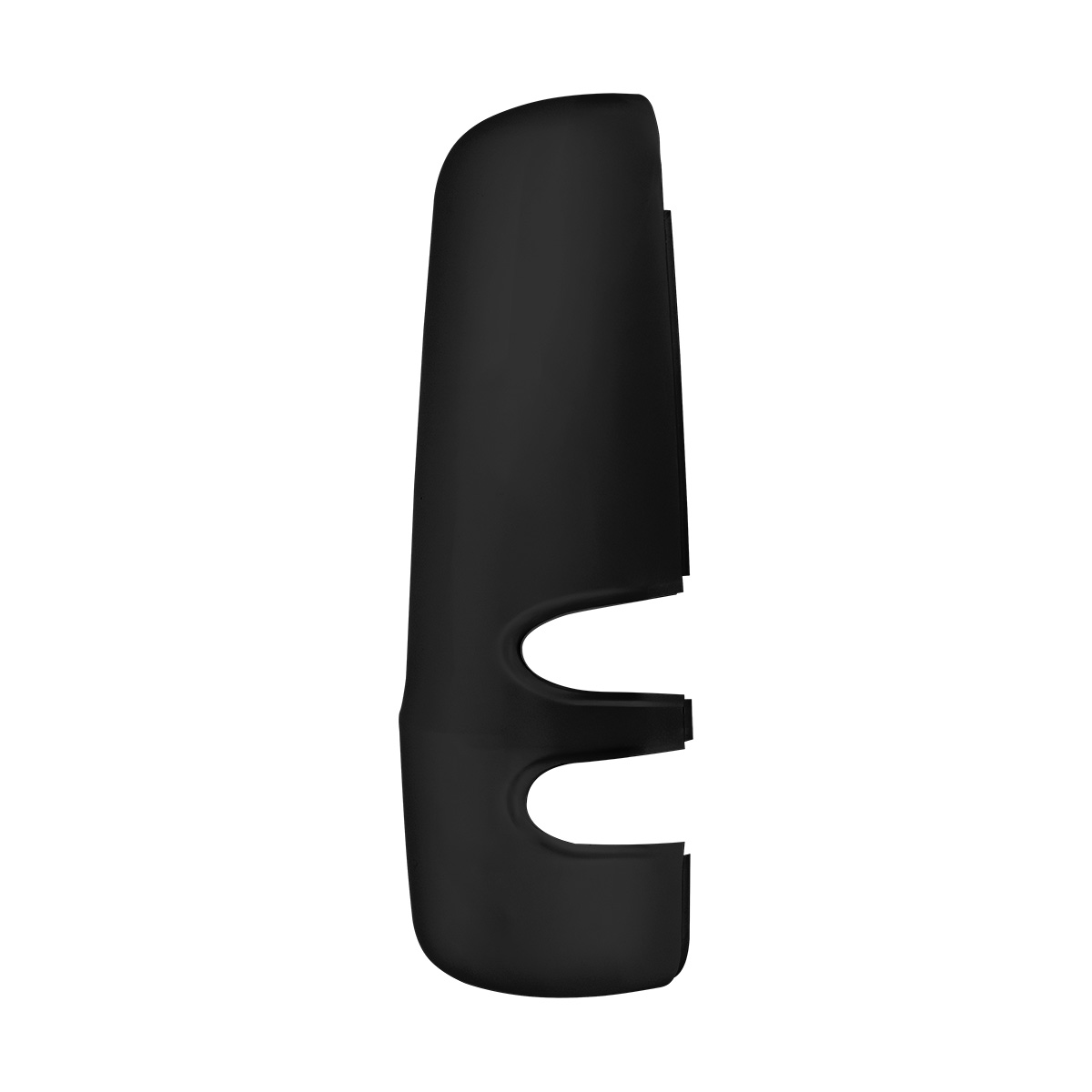 Matte Black Mirror Cover For 2013-2025 Kenworth T680-Passenger - Thumbnail 3