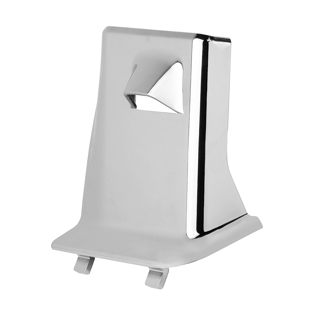 Chrome Fuse Compartment Access Cover For Kenworth T680 - Thumbnail 3