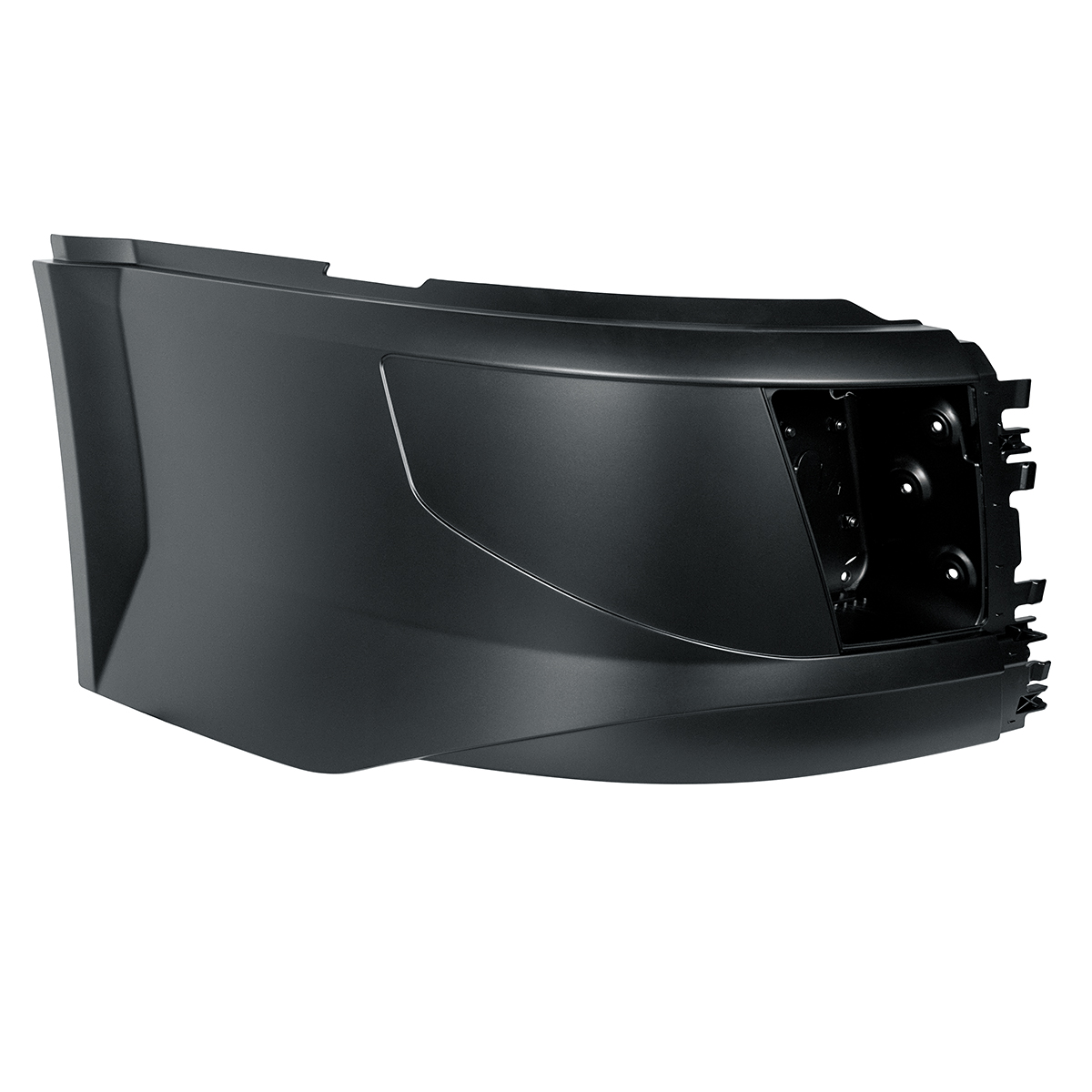Bumper End With Fog Light For 2015-2017 Volvo VNL With Aero Style Bumper - Passenger - Thumbnail 2