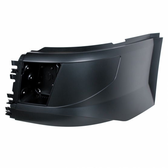 Bumper End With Fog Light For 2015-2017 Volvo VNL Short Hood With Aero Style Bumper - Driver - Thumbnail 2