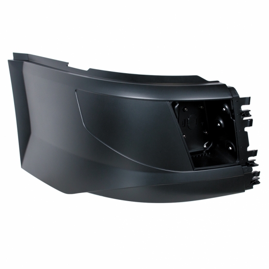 Bumper End With Fog Light For 2015-2017 Volvo VNL Short Hood With Aero Style Bumper - Passenger - Thumbnail 2