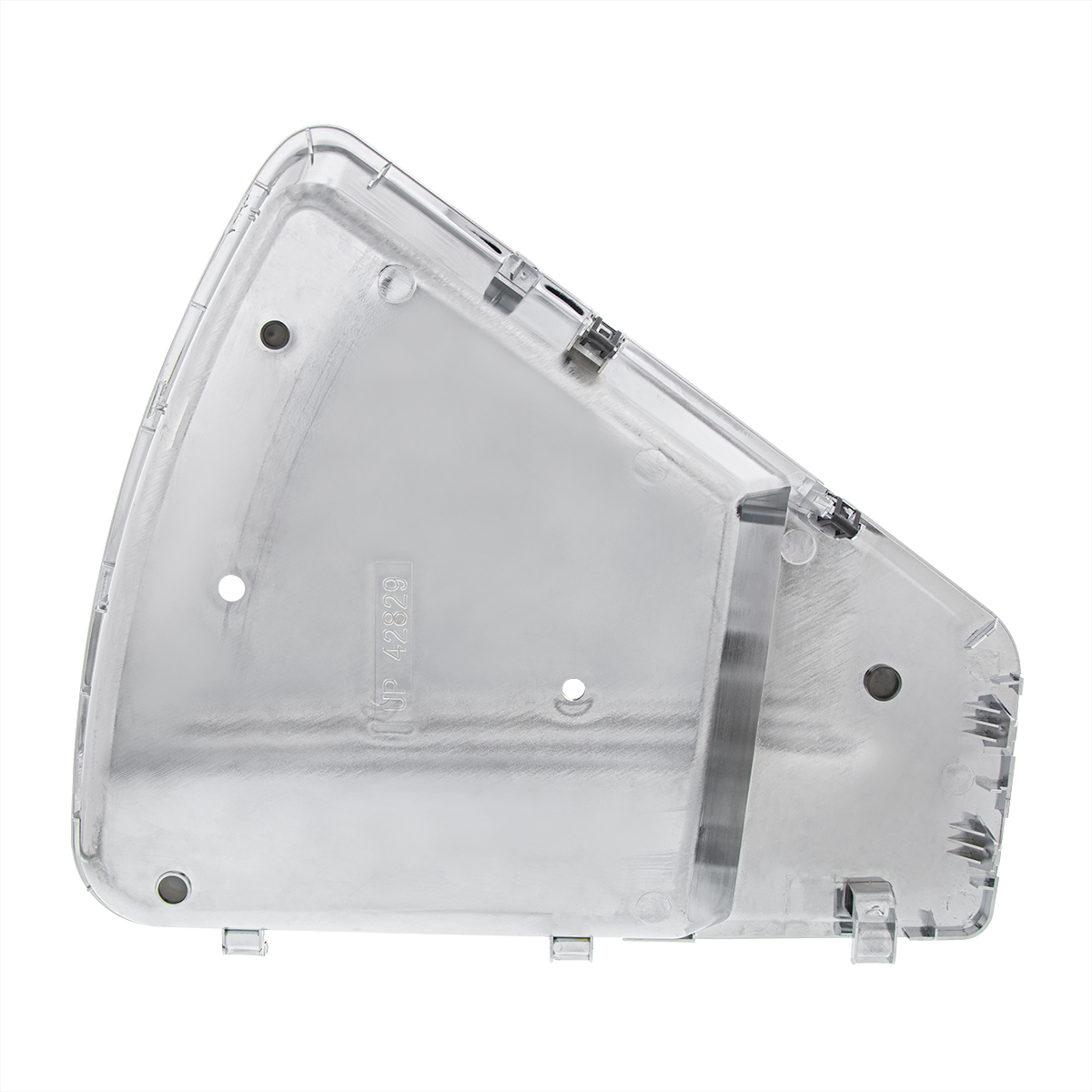 Chrome Plastic Dash Top Tray For 2018-2024 Volvo VNL - Thumbnail 5