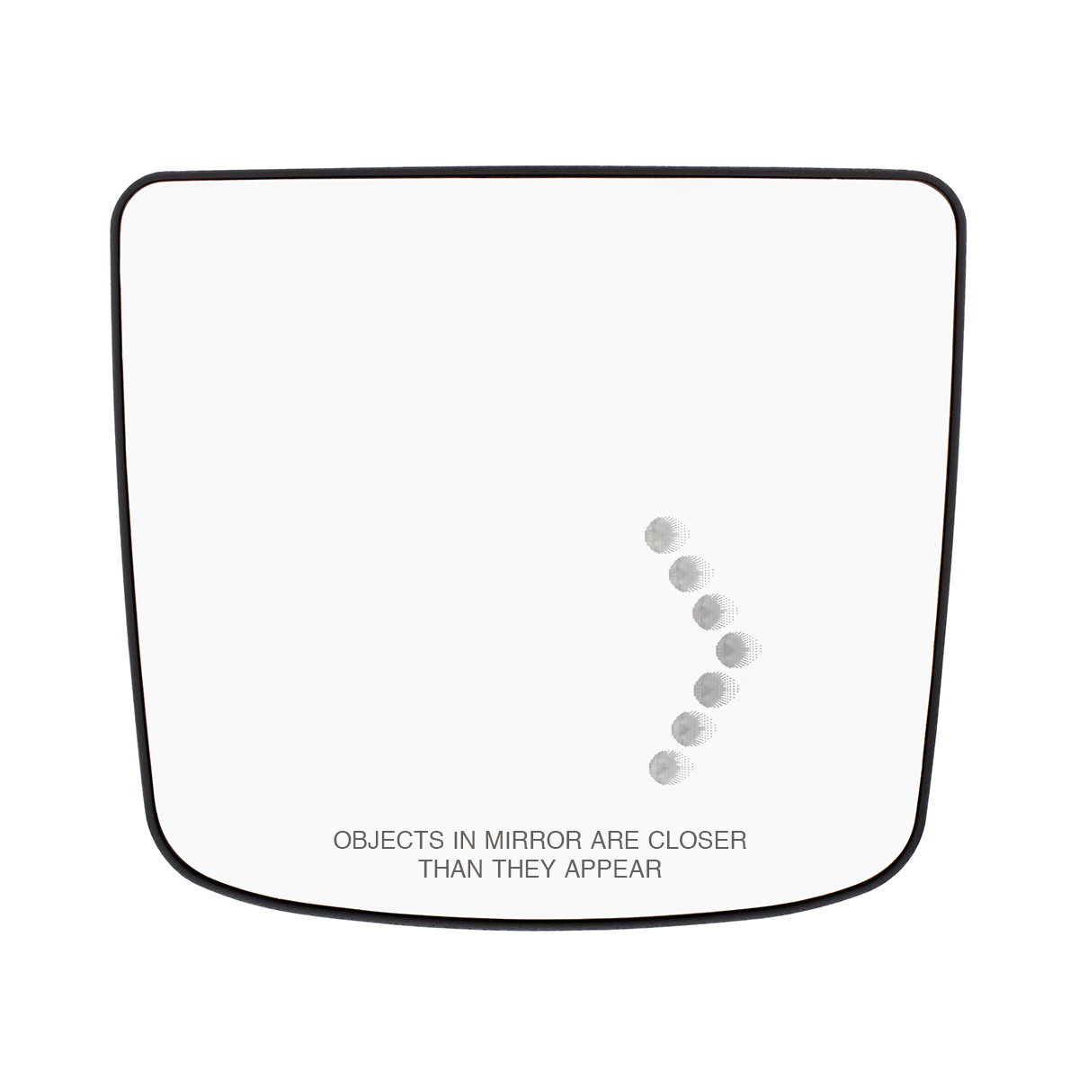 Heated Auxiliary Convex Mirror With LED Turn Signal For 2012-2017 Volvo VNL - Passenger - Thumbnail 2