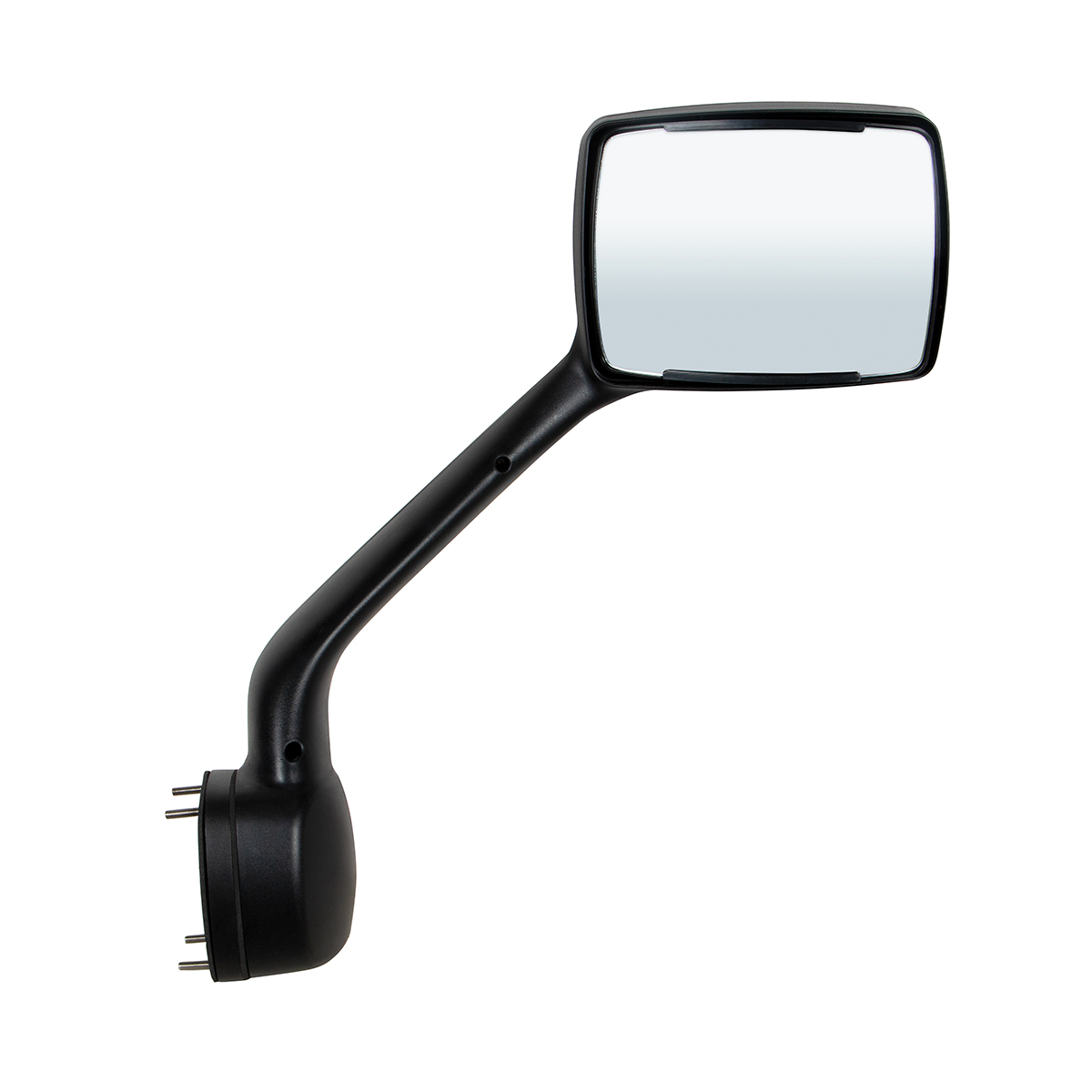 Chrome Hood Mirror For 2013-2021 Kenworth T680 & 2012-2021 Peterbilt 579-Passenger - Thumbnail 3