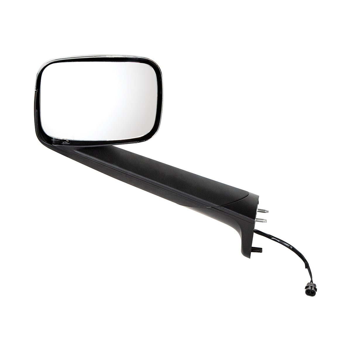 Chrome Hood Mirror With Heated Lens For 2018-2025 Freightliner Cascadia - Driver - Thumbnail 6