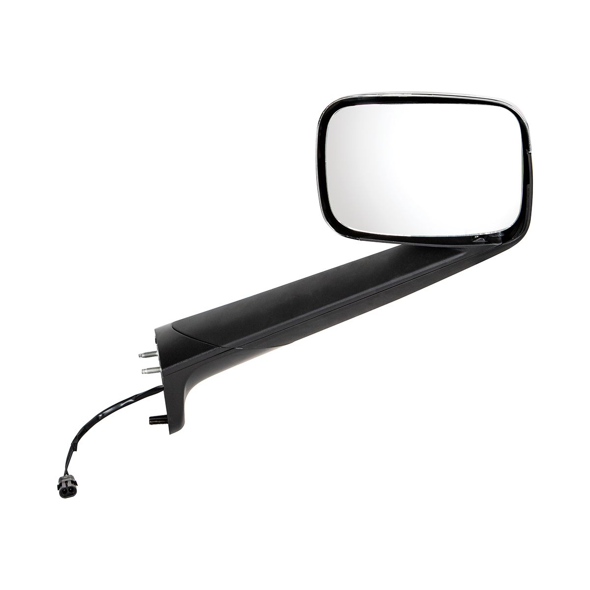 Chrome Hood Mirror With Heated Lens For 2018-2025 Freightliner Cascadia - Passenger