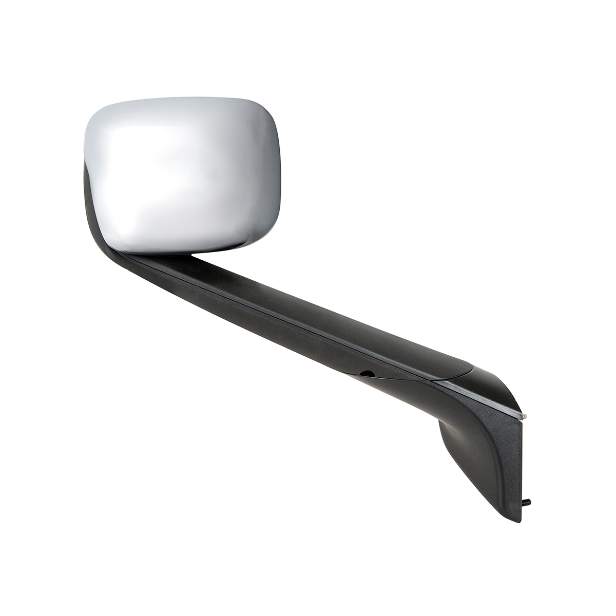 Chrome Hood Mirror With Heated Lens For 2018-2025 Freightliner Cascadia - Passenger - Thumbnail 3