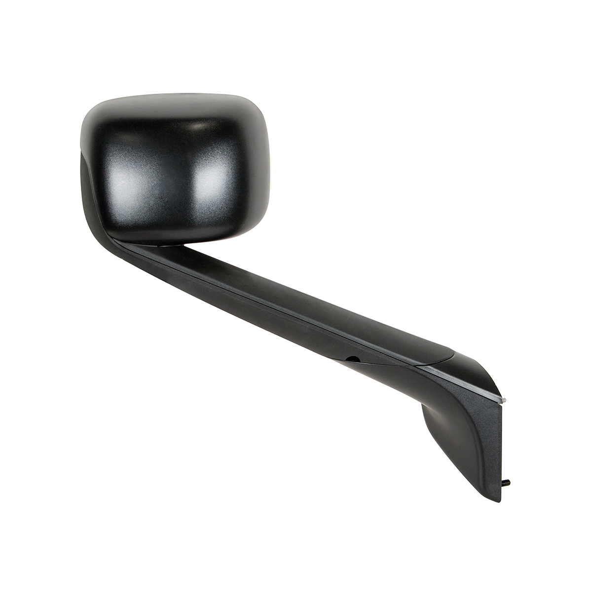 Black Hood Mirror With Heated Lens For 2018-2025 Freightliner Cascadia - Passenger - Thumbnail 3
