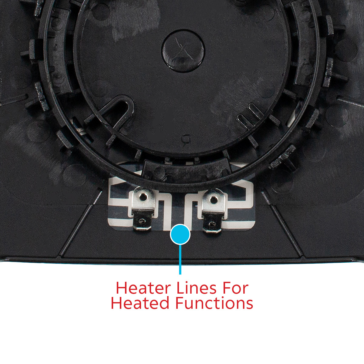 Replacement Heated Mirror Glass For 2018-2025 Freightliner Cascadia - Thumbnail 6