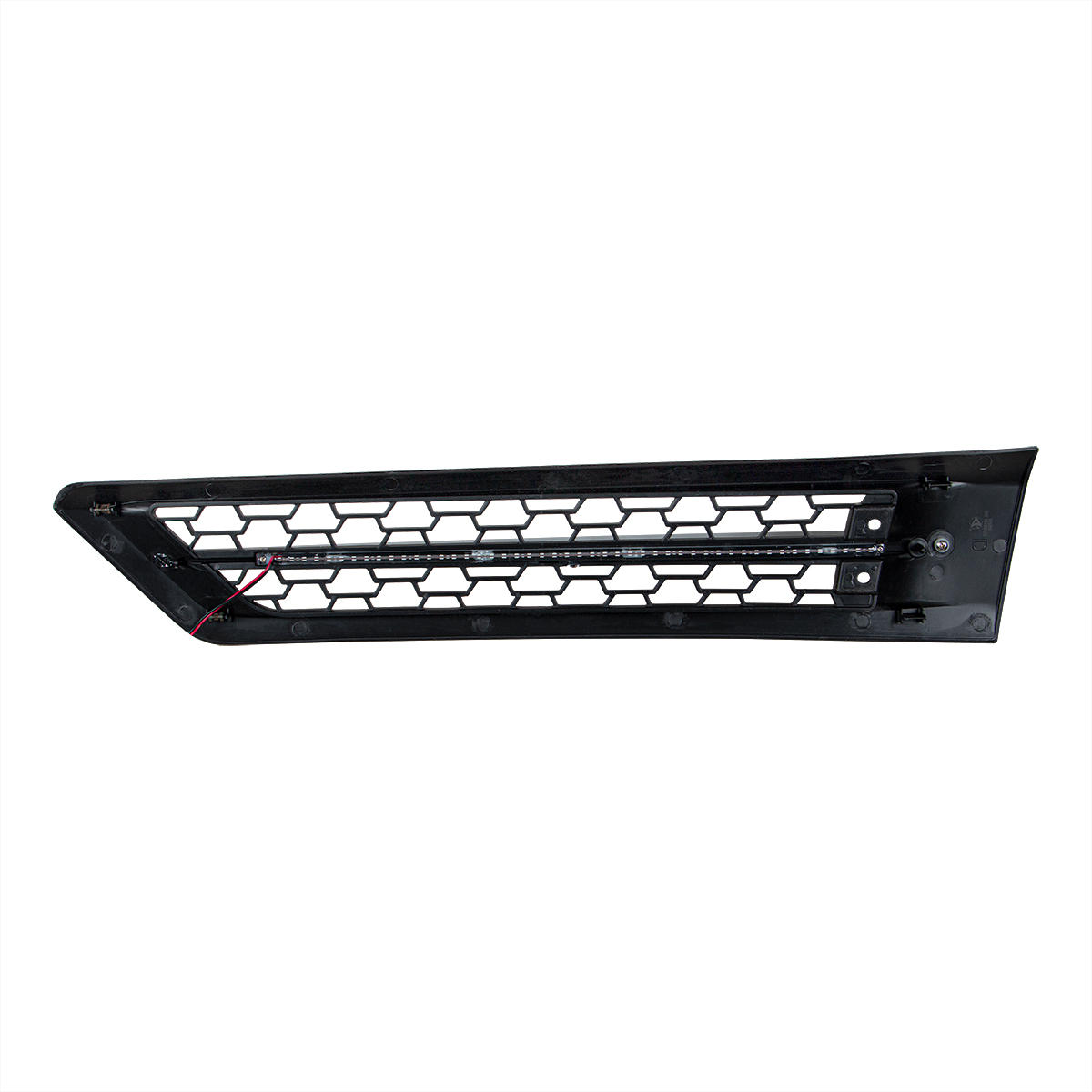 Hood Air Intake Grille With Amber LED For 2018-2024 Freightliner Cascadia 126 - Passenger - Thumbnail 5