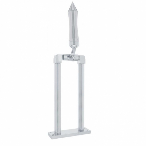 11" Chrome Air Horn Lever Set With "Talladega" Grip