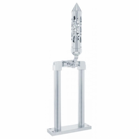 9" Chrome Air Horn Lever Set With "Brooklyn" Grip