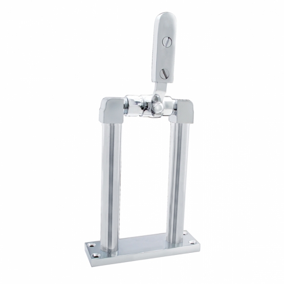 9" Chrome Air Horn Valve Lever With Stand Set