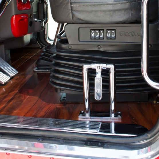 11" Chrome Air Horn Valve Lever With Stand Set - Thumbnail 3