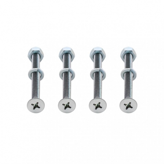 Chrome Floor Stand Mounting Hardware Only (4-Pack)
