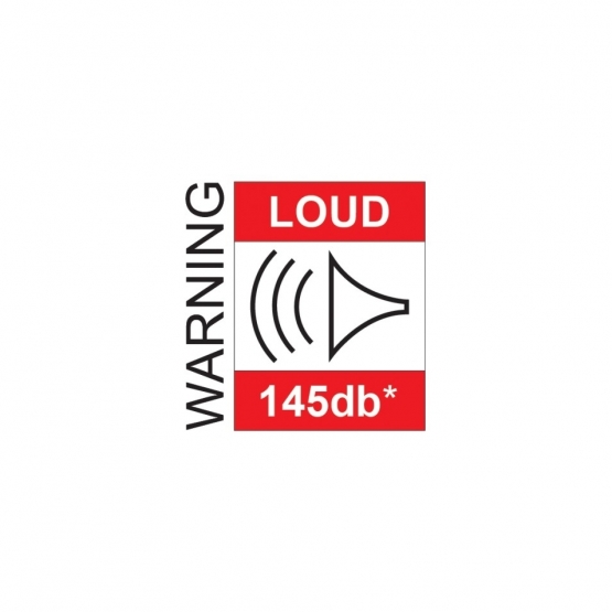 Black 3 Trumpets Train Horn - Thumbnail 2