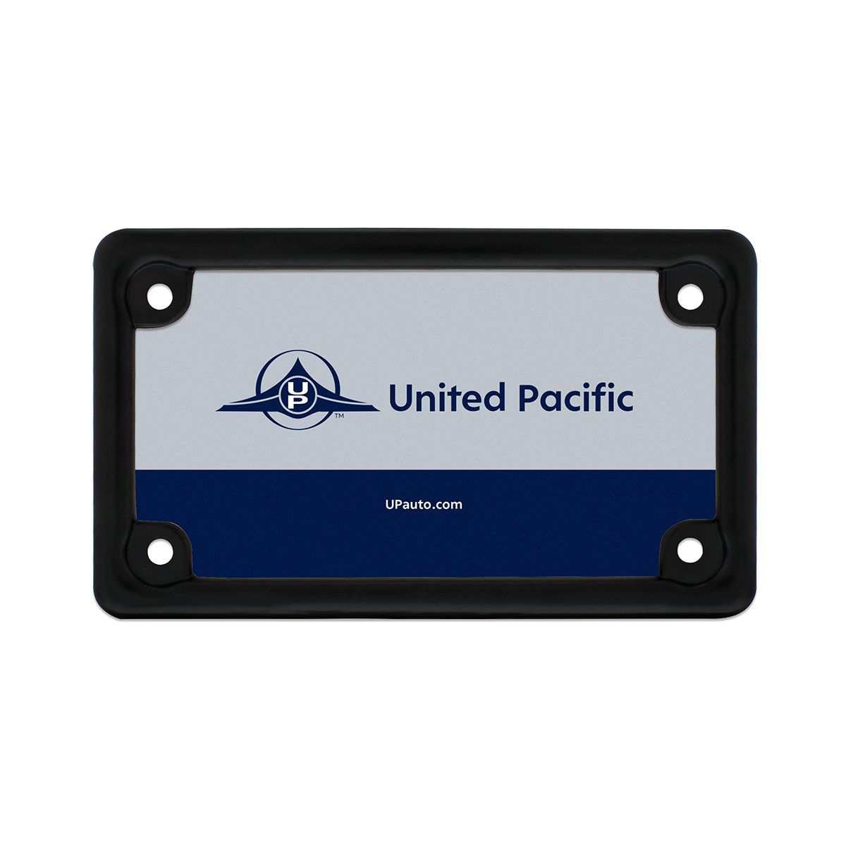 Black Motorcycle License Plate Frame