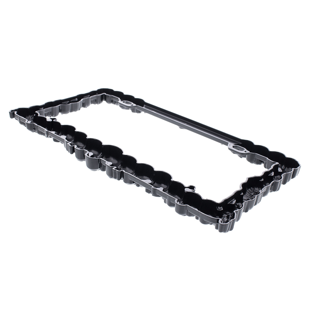 Skull License Plate Frame - Black - Thumbnail 4
