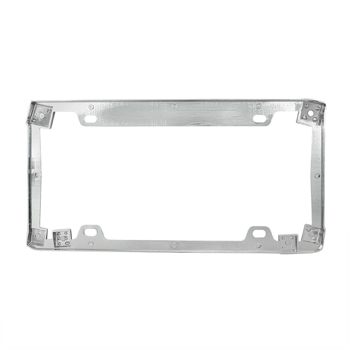 Dice License Plate Frame - Chrome - Thumbnail 3
