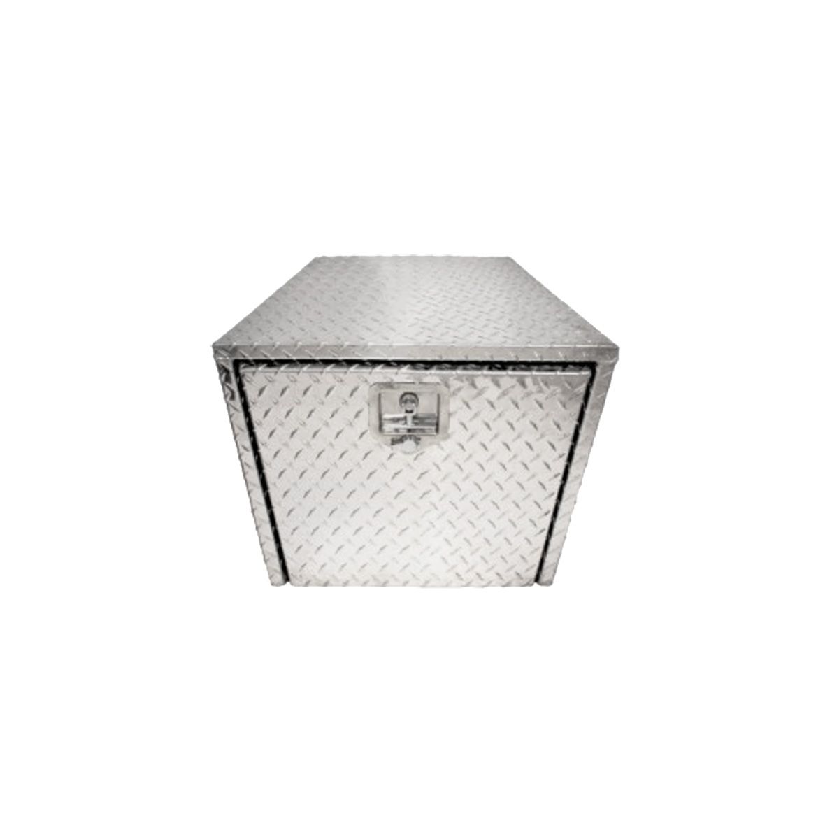 24"L X 18"W X 18"H Aluminum Diamond Plate Tool Box