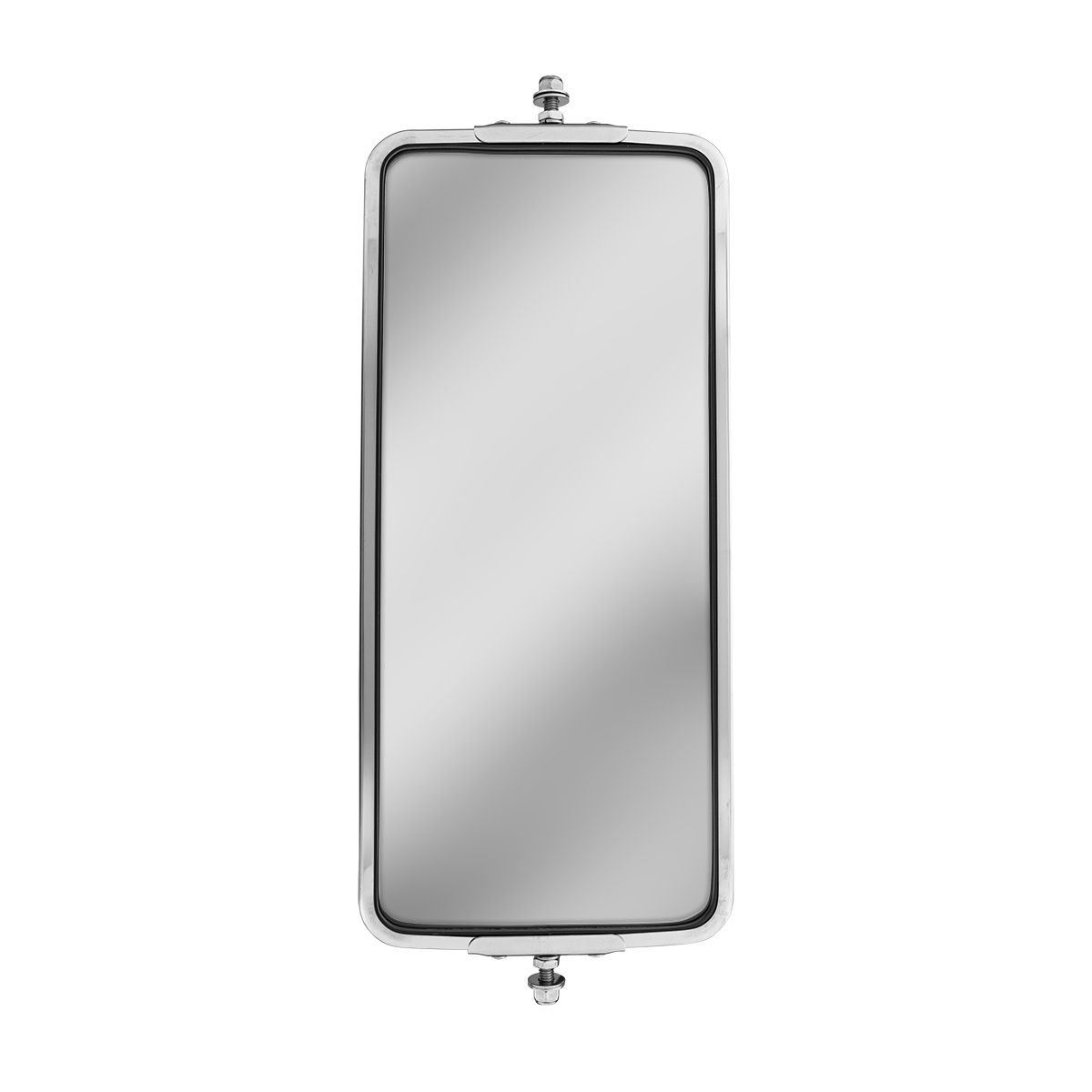 7" X 16" 430 Stainless Steel West Coast Style Mirror - Heated