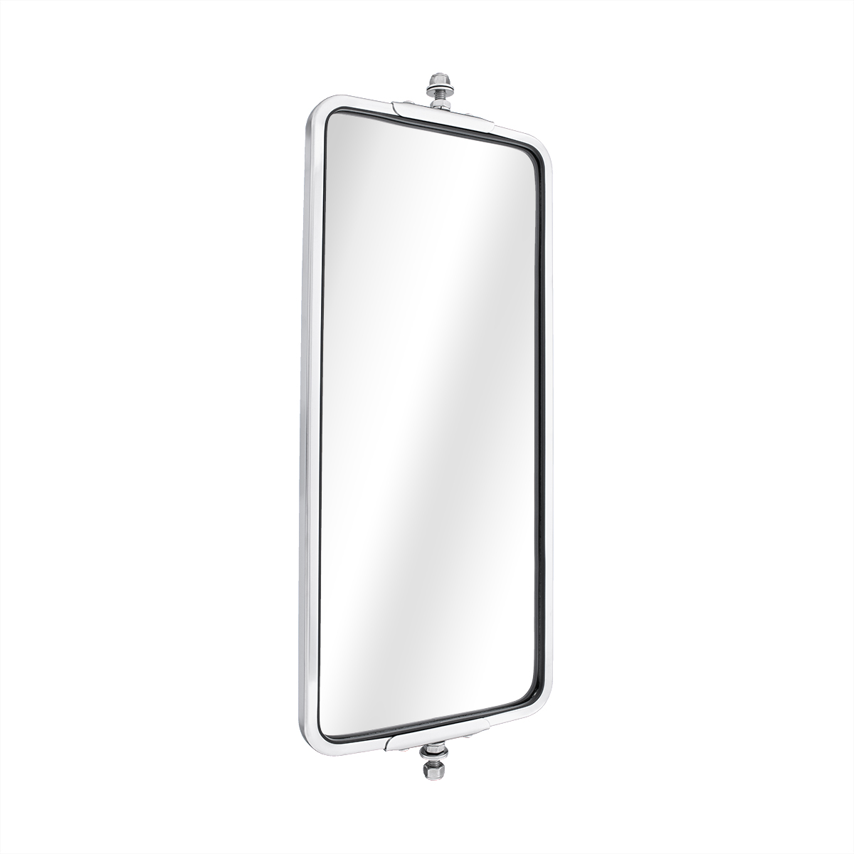 7" X 16" 430 Stainless Steel West Coast Style Mirror - Heated - Thumbnail 2