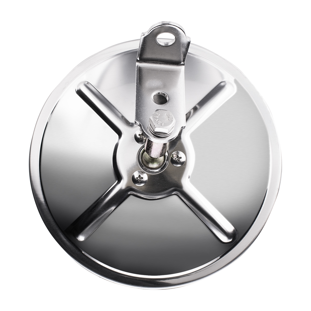 6" 430 Stainless Steel 320R Convex Mirror - Centered Mounting Stud - Thumbnail 5