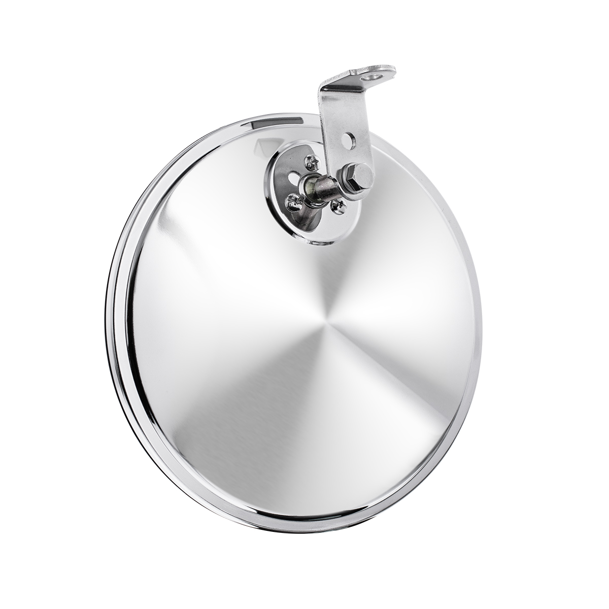 8-1/2" Chrome 320R Convex Mirror - Offset Mounting Stud - Thumbnail 3