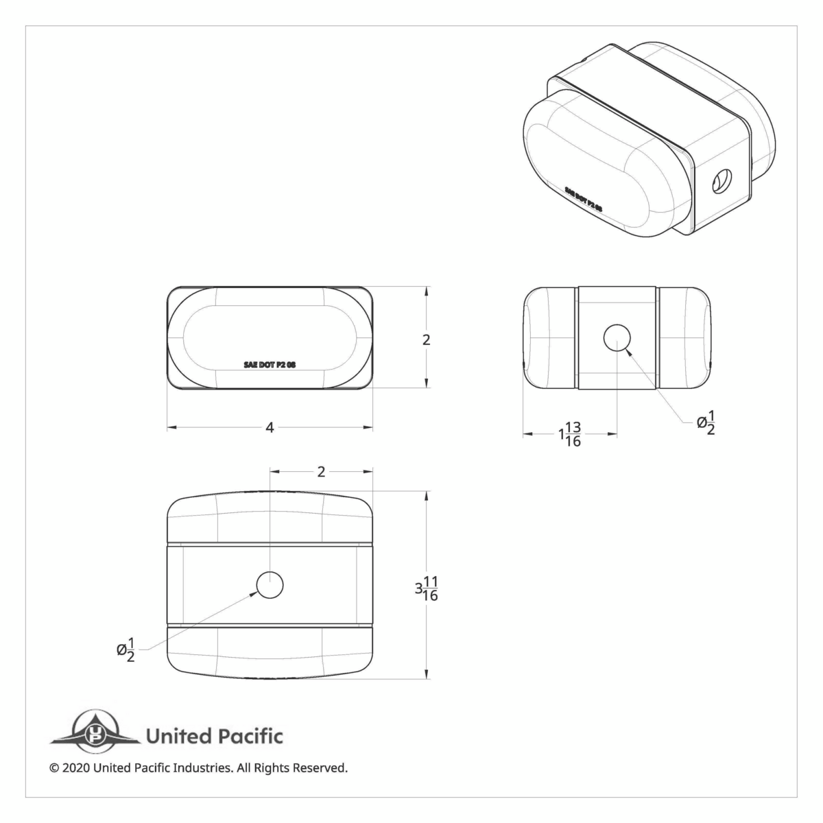 26 LED Dual Function Reflector Double Face Oval Light With SS Bracket - Amber & Red LED/Clear Lens - Thumbnail 14
