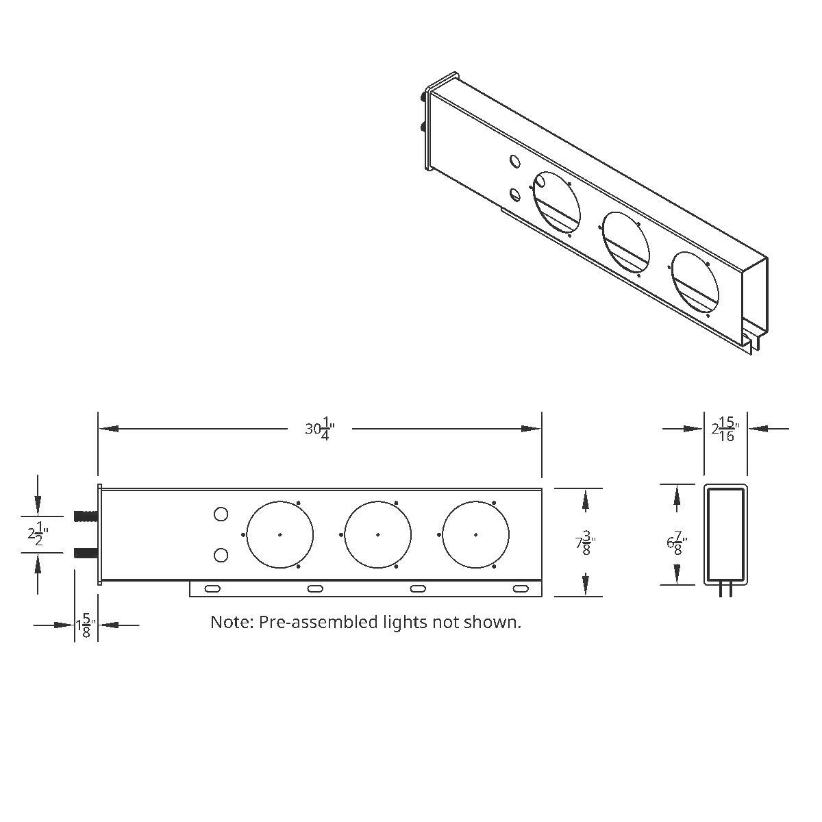 2.5" Bolt Pattern SS Spring Loaded Bar With 6X 4" 13 LED Abyss Lights & Visors - Red LED/Red Lens (Pair) - Thumbnail 6