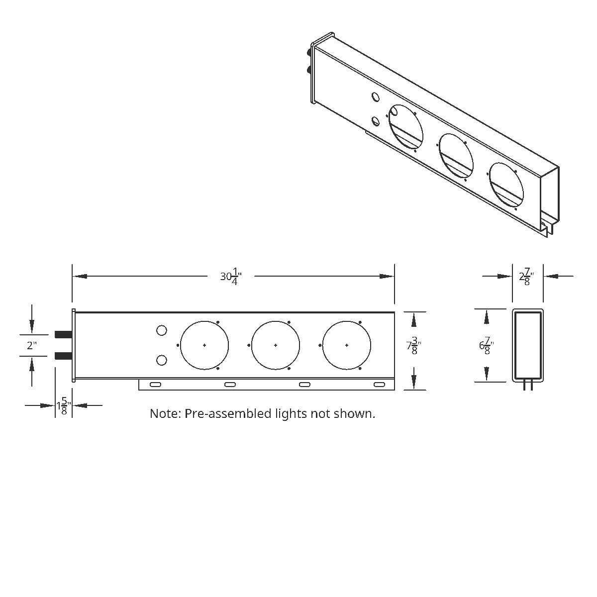 2" Bolt Pattern SS Spring Loaded Bar With 6X 4" 13 LED Abyss Lights & Visors - Red LED/Clear Lens (Pair) - Thumbnail 5