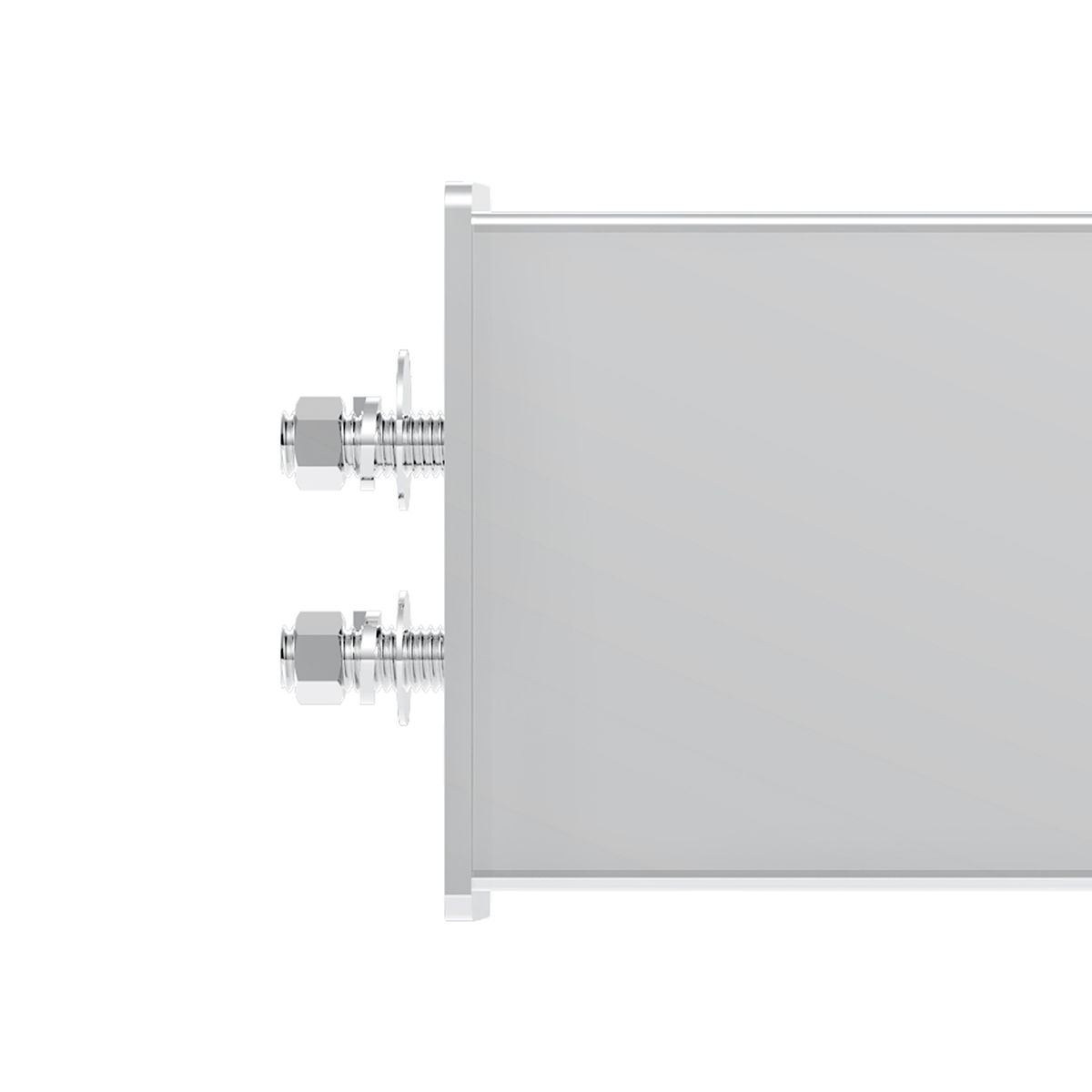 2" Bolt Pattern SS Spring Loaded Bar With 6X 4" 16 LED Turbine Lights & Visors - Red LED/Red Lens (Pair) - Thumbnail 3