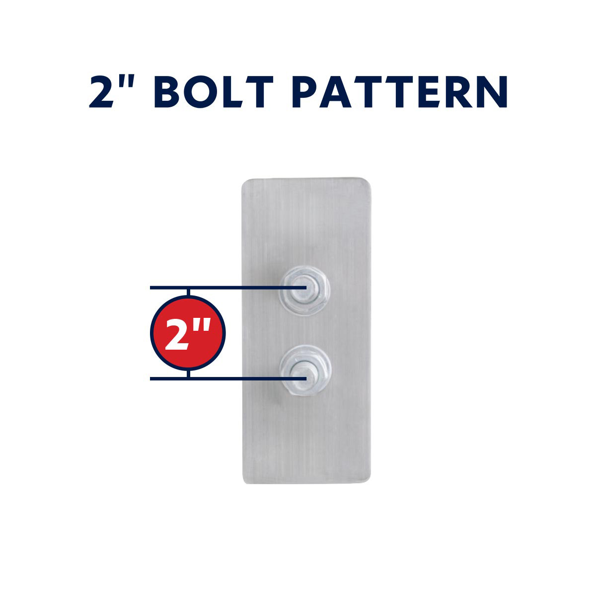 2" Bolt Pattern SS Spring Loaded Light Bar With 6X Double Fury 19 LED Lights & Visors-Red & White LED (Pair) - Thumbnail 5