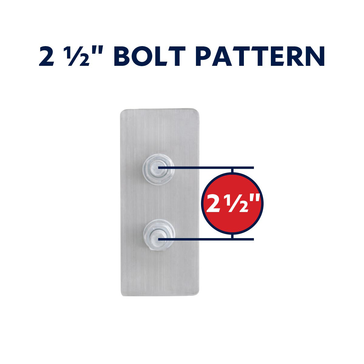 2.5" Bolt Pattern SS Spring Loaded Light Bar With 6X Double Fury 19 LED Lights & Visors-Red & White(Pair) - Thumbnail 5